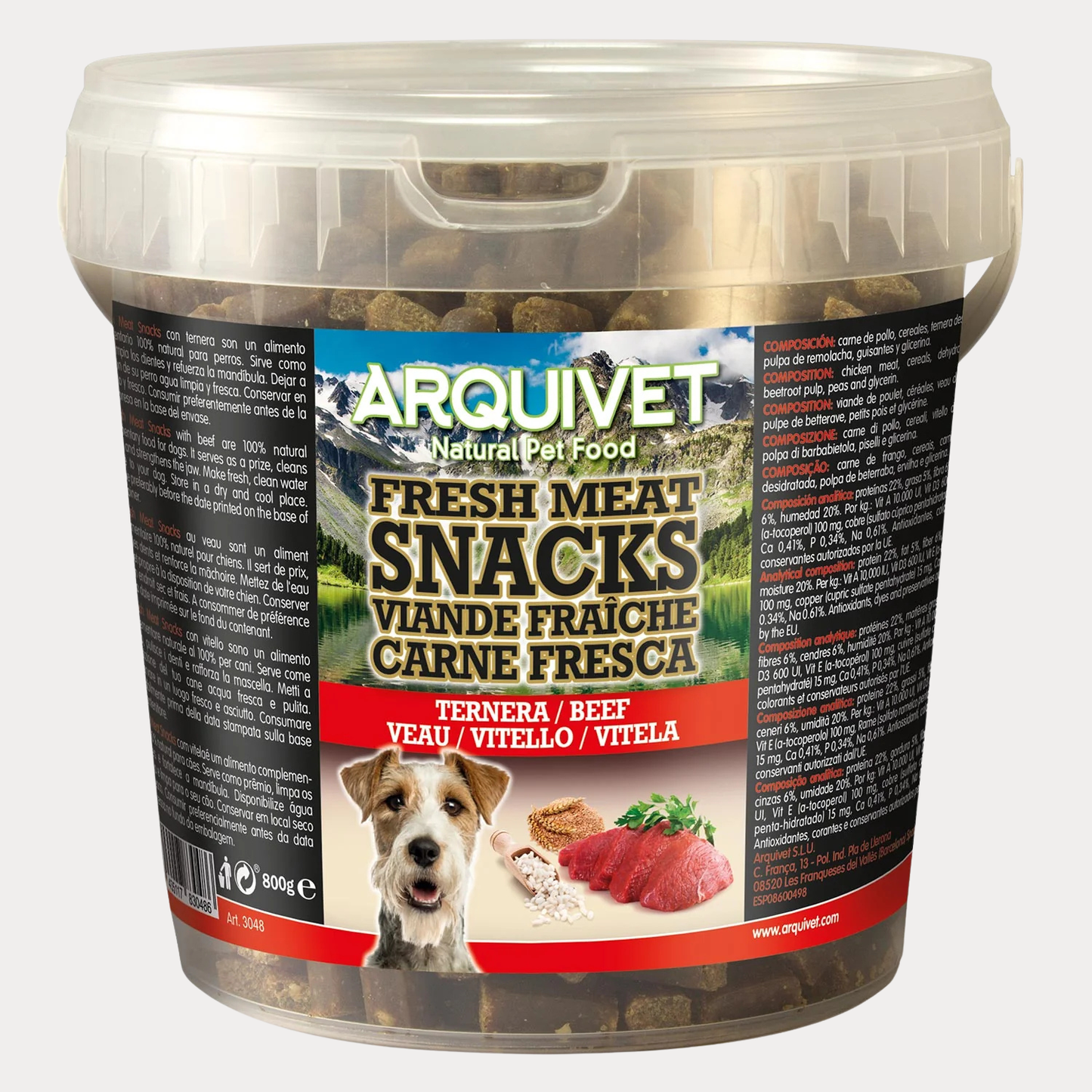 Arquivet - Snack semi umidi con Vitello