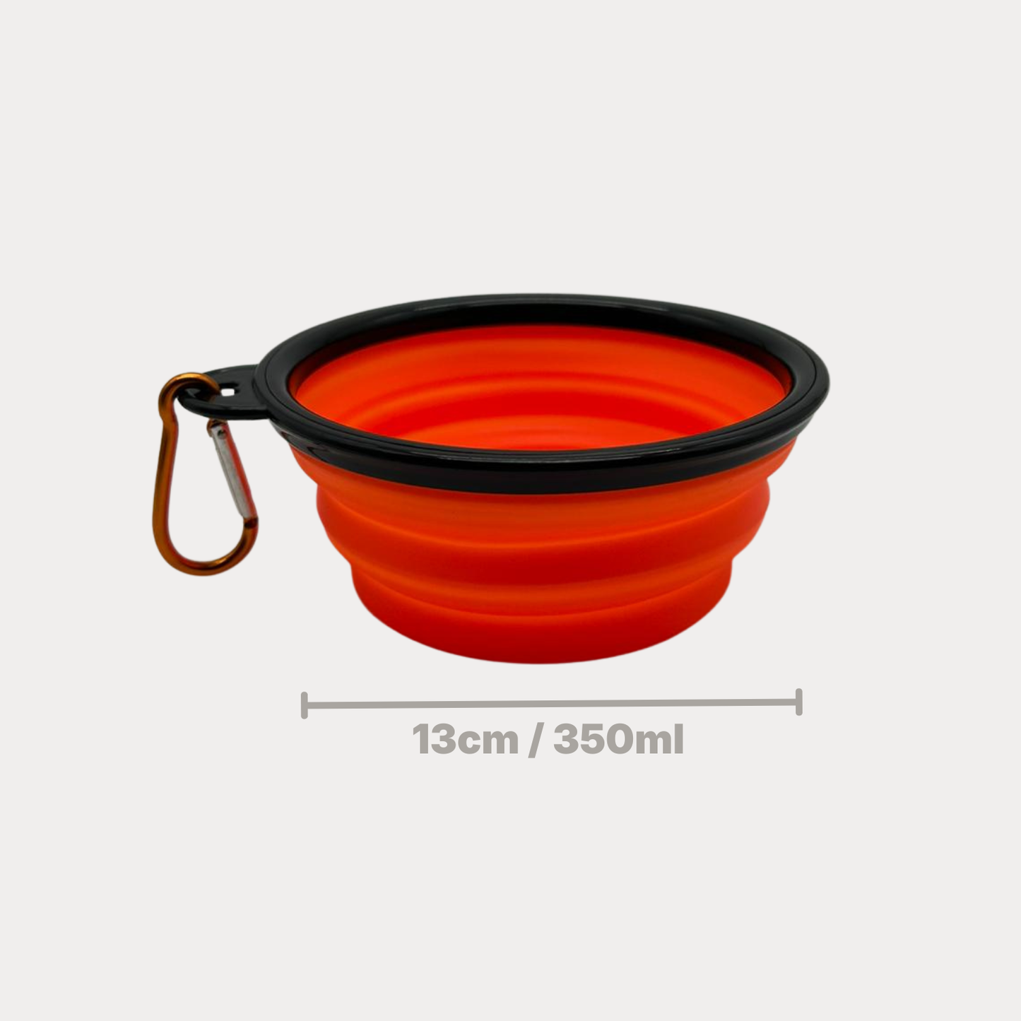 Collapsible Silicone Dog Bowl – Travel Bowl with Reinforced Edges