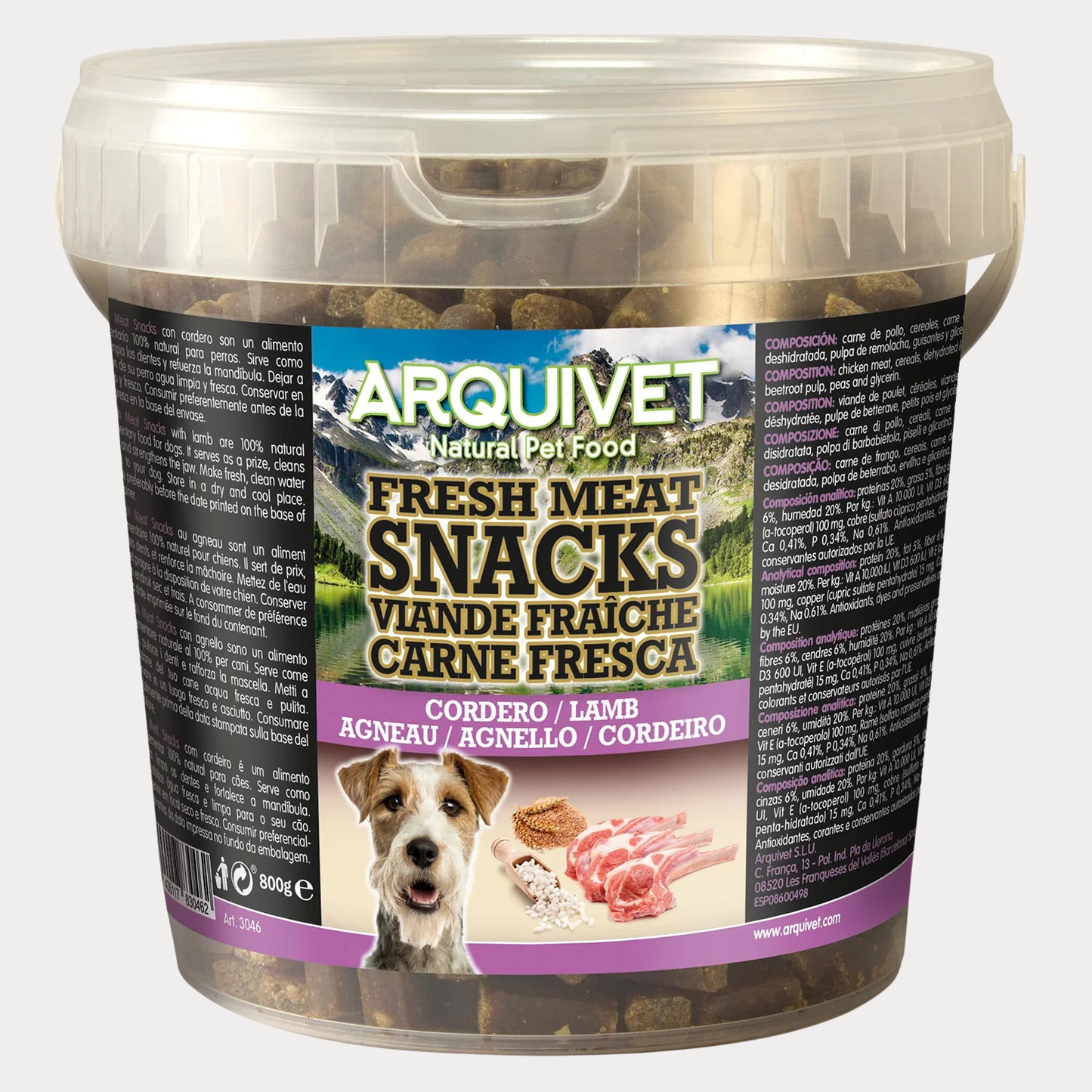 Arquivet - Semi-Moist Snacks with Lamb