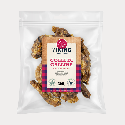 LeoPet - Masticativo per cani di Colli di gallina 200gr