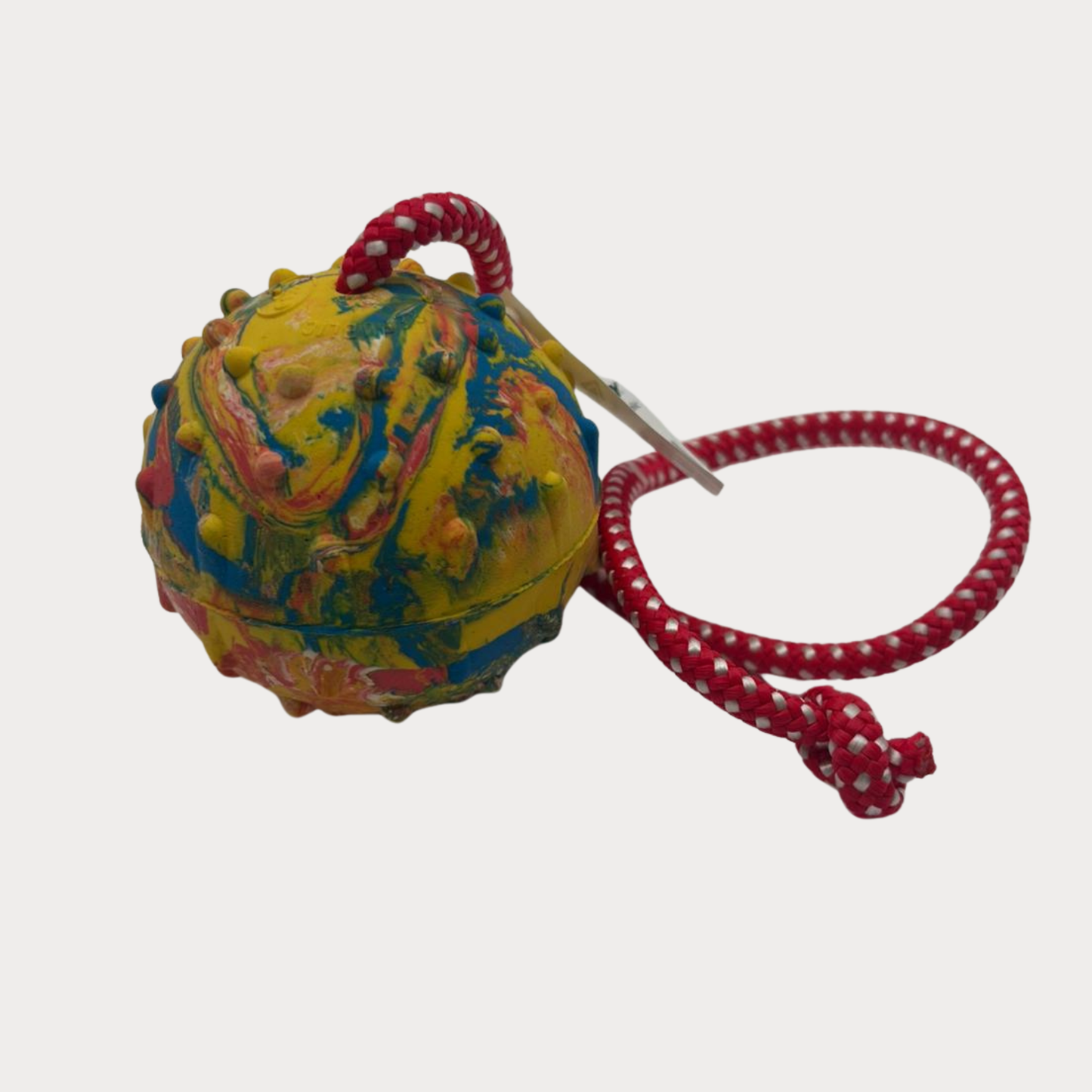 Gappay - Pallina in gomma con corda 50cm