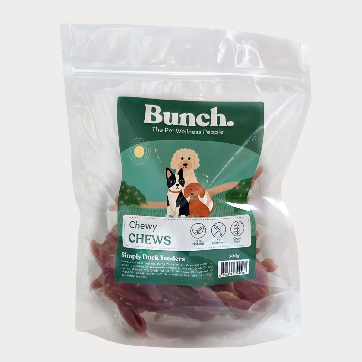 BUNCH - Filetti di anatra essiccati 500gr