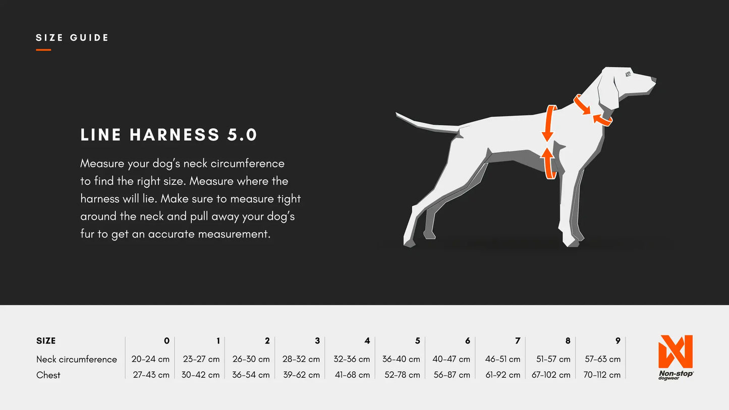 Non-stop Dogwear - Pettorina Line harness 5.0