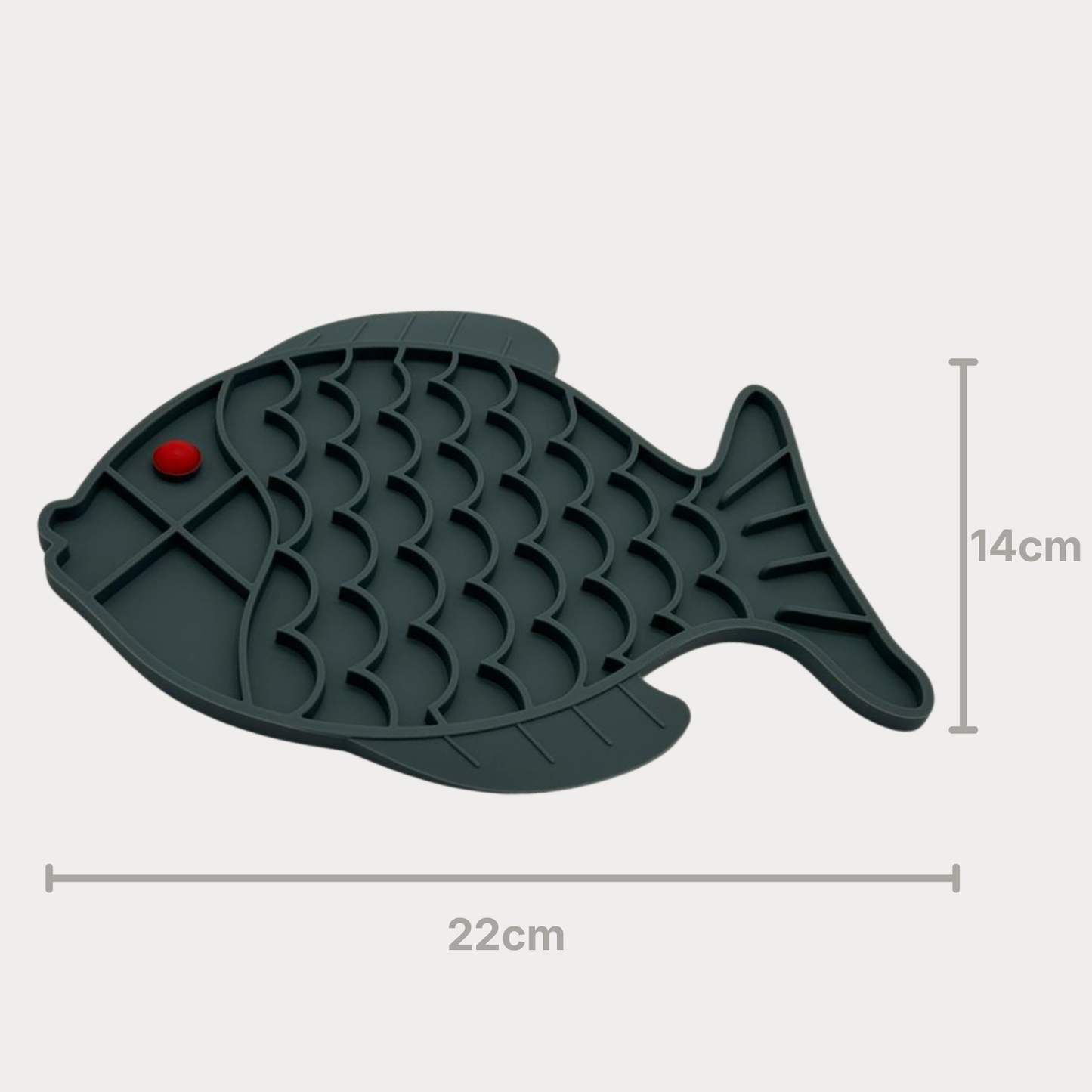 Lickmat in Silicone a Forma di Pesce per Cani – Gioco Interattivo e Antistress