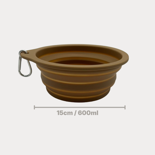 Ciotola Pieghevole in Silicone per Cani – Ciotola da Viaggio