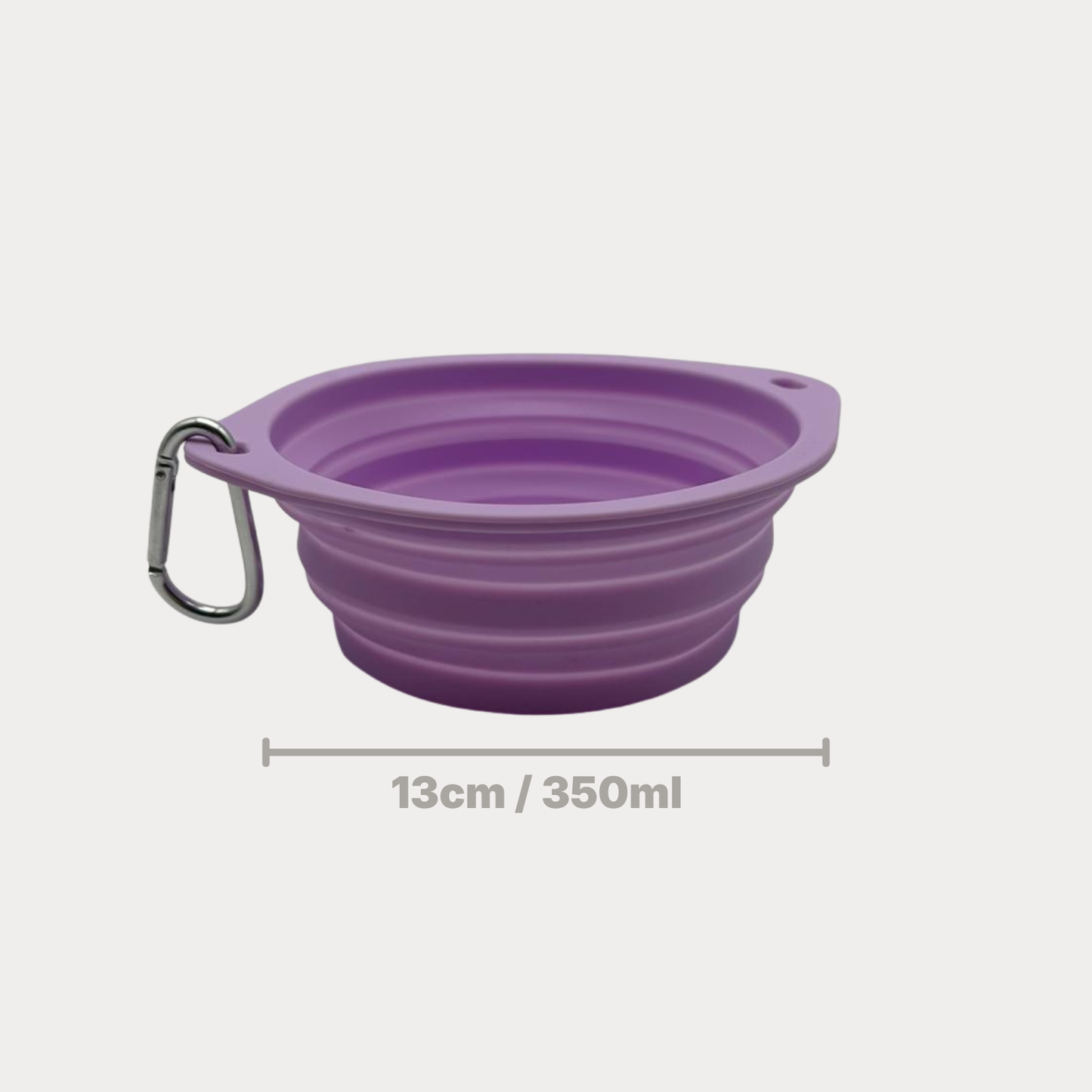 Ciotola Pieghevole in Silicone per Cani – Ciotola da Viaggio 350ml