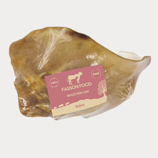 Fasson Food - Masticativo per cani di Orecchie di Suino 100% italiane 1PZ