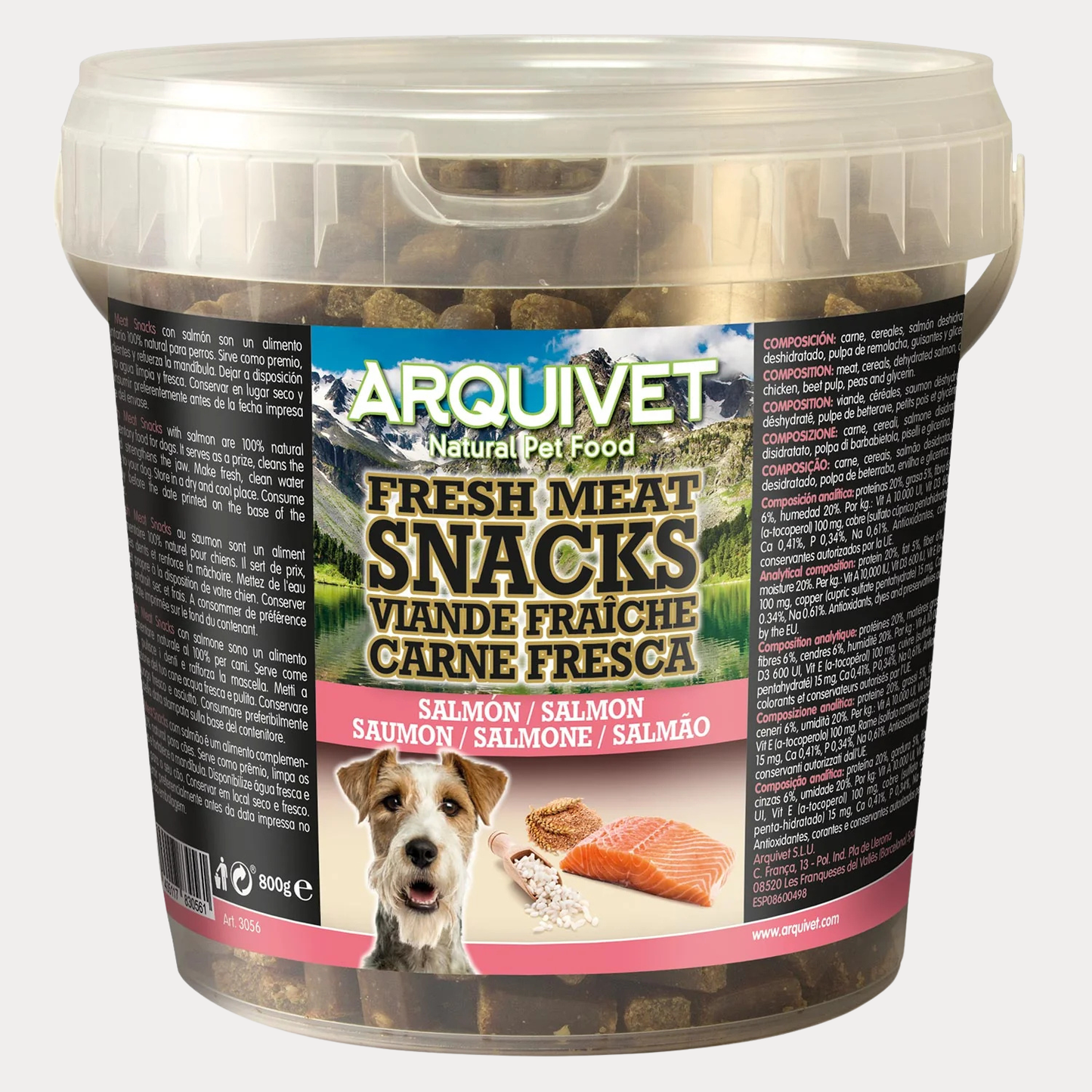 Arquivet - Snack semi umidi con Salmone