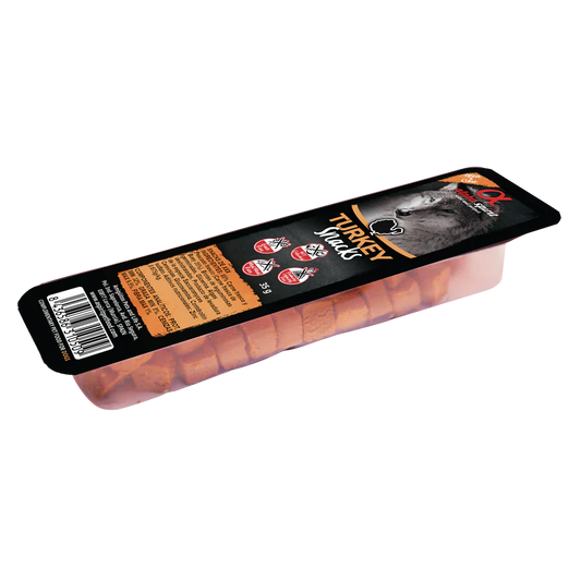 Alpha Spirit - Premietti semi umidi di Tacchino Confezione da 35gr