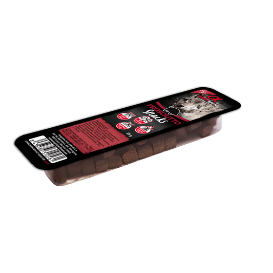 Alpha Spirit - Premietti semi umidi di Prosciutto Confezione da 35gr